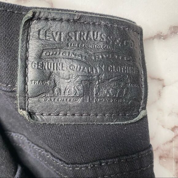LEVI’S Mile High Super Skinny Black Denim Jeans - Size 26 - Picture 9 of 11